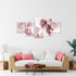 Wandbilder Wohnzimmer XXL Blumen Lilien Moderne Bild Abstrakt